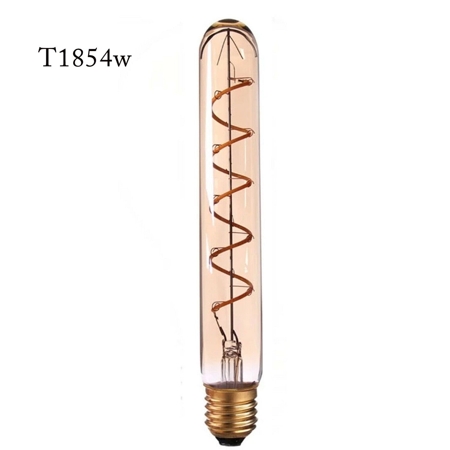 Vintage T185 4W LED Spiral Filament Edison Light Bulb Warm White~1045