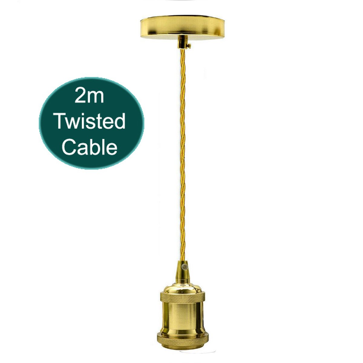 3 Core Ceiling Pendant Light Fitting – E27 Lamp Holder ~1735