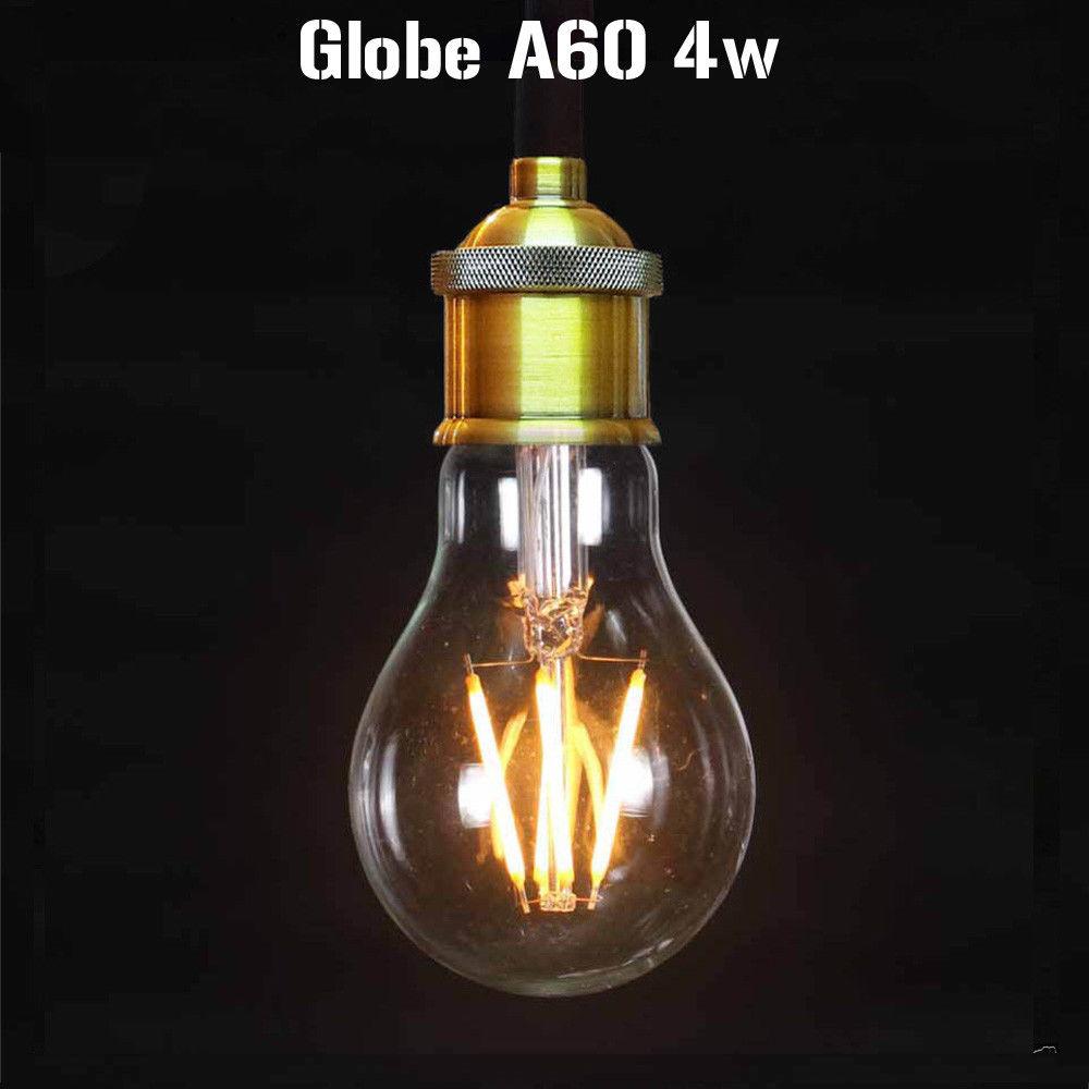 4W Dimmable A60 E27 LED Light Bulb Classic Vintage Style~3224