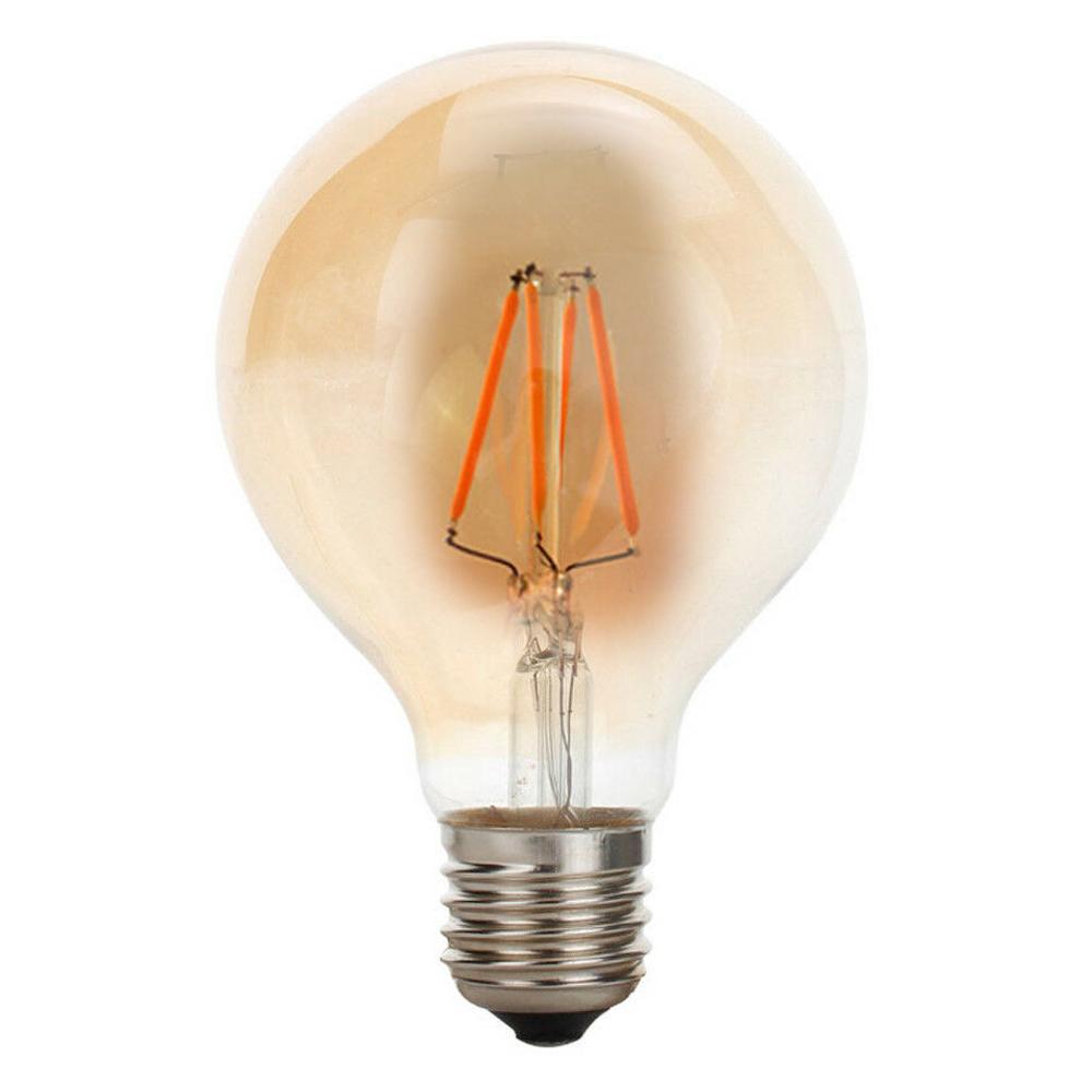 Vintage LED E27 G95 Filament Bulb 4W Globe Dimmable Light Bulb UK
