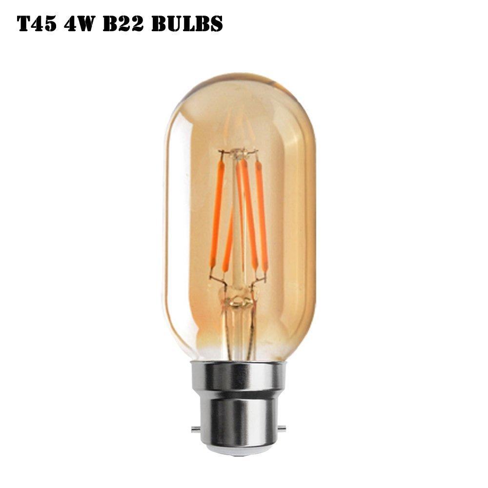 4W T45 B22 LED Dimmable Vintage Filament Light Bulb~3084