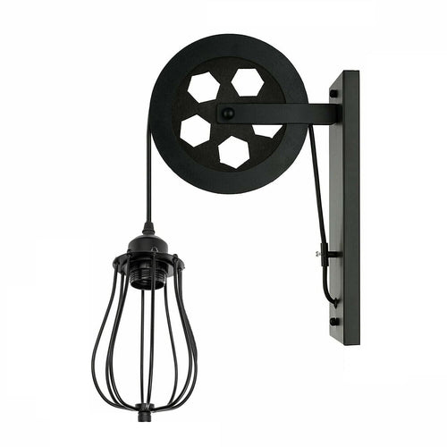 Vintage Pulley Wall Light Retro Wall Sconce Lighting ~1212