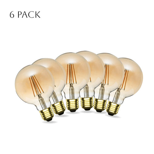 Vintage LED E27 G95 Filament Bulb 4W Globe Dimmable Light Bulb UK