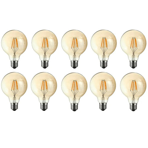 Vintage LED Bulb E27 G80 Dimmable 4W Globe Light Warm White ~3377