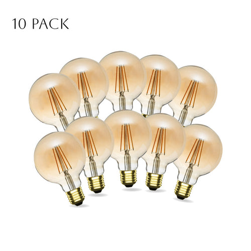 Vintage LED E27 G95 Filament Bulb 4W Globe Dimmable Light Bulb UK