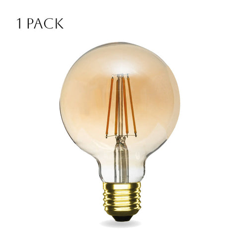 Vintage LED E27 G95 Filament Bulb 4W Globe Dimmable Light Bulb UK