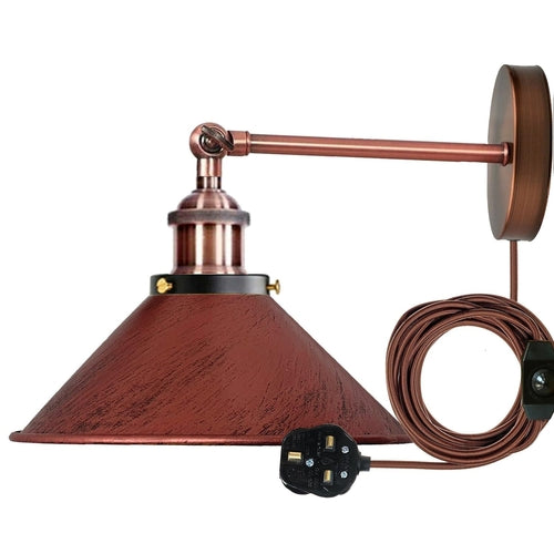 Rustic Plug in Wall Lights ~1427