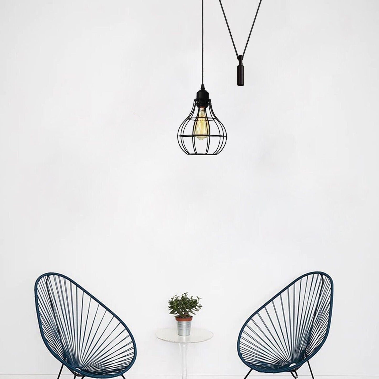 Metal Ceiling Light Hanging Spider Pendant Lamp Retro Industrial~3679