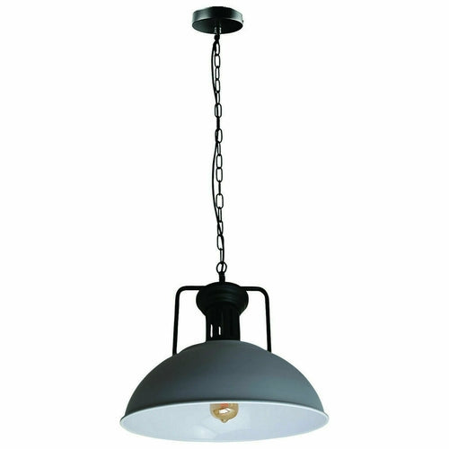 Grey Industrial Metal  Chain Pendant Light~3807
