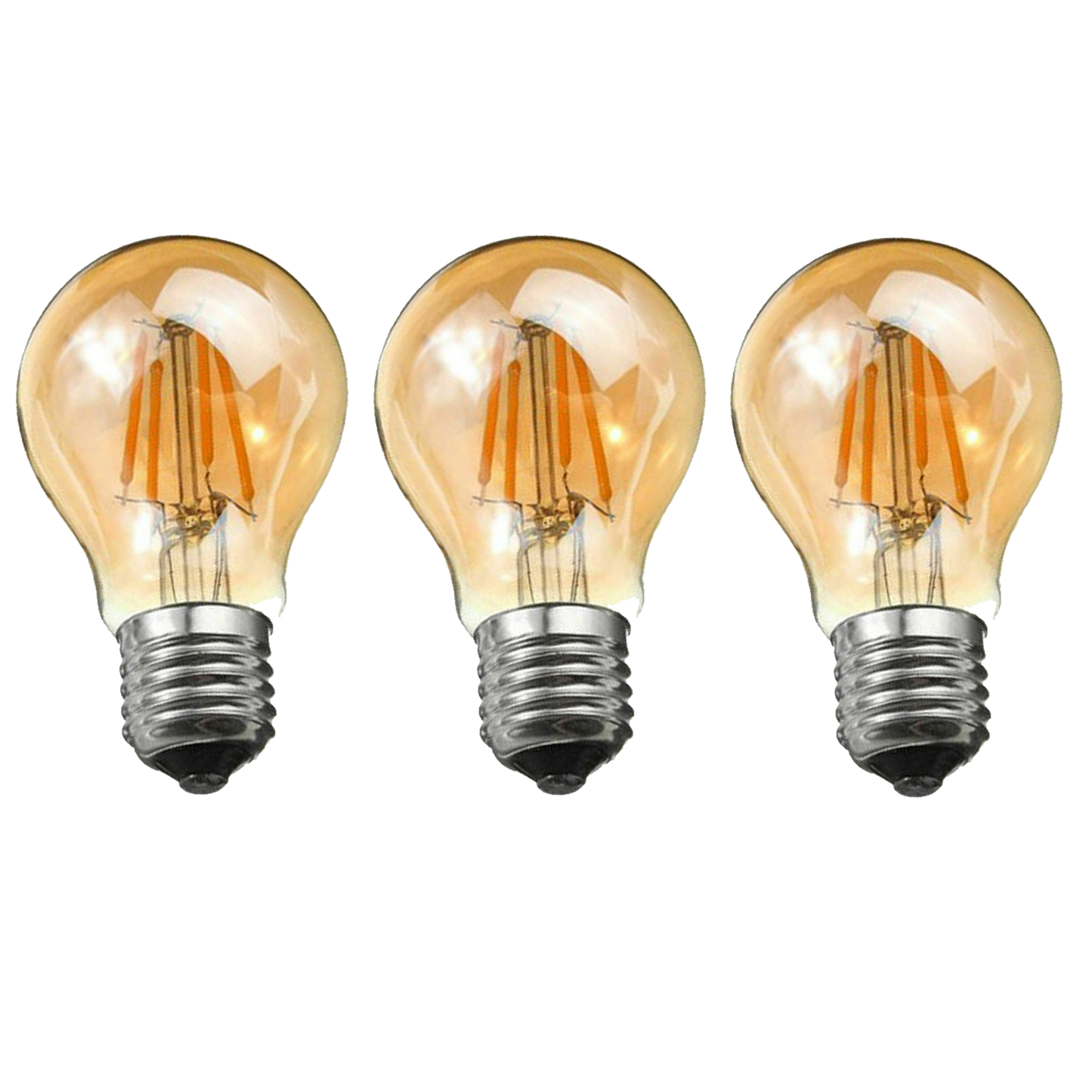 LED A60 E27 4W Bulb Filament Dimmable Screw Small Globe Light