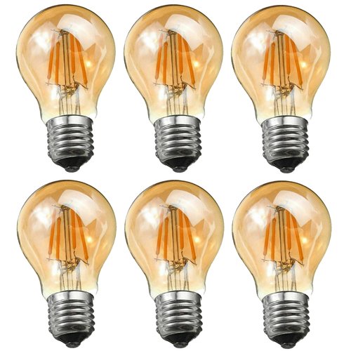 LED A60 E27 4W Bulb Filament Dimmable Screw Small Globe Light