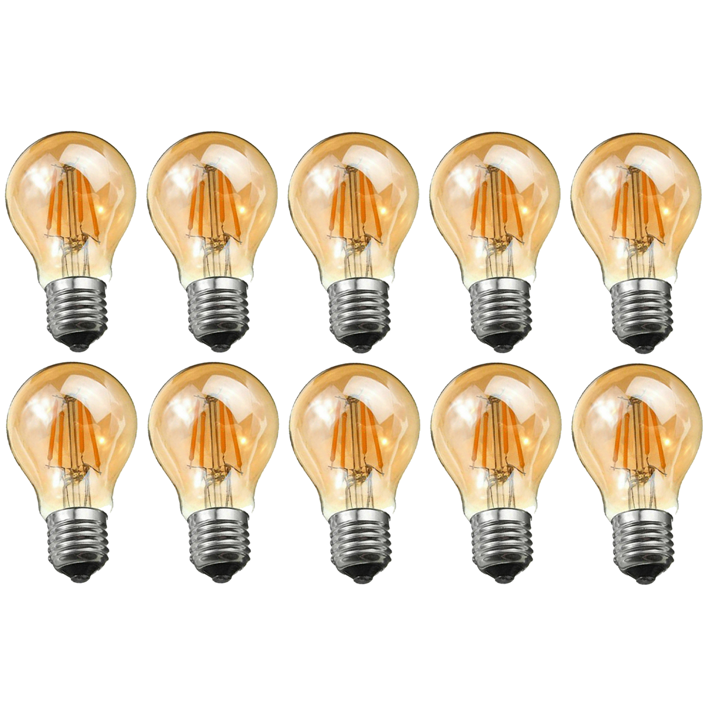 LED A60 E27 4W Bulb Filament Dimmable Screw Small Globe Light