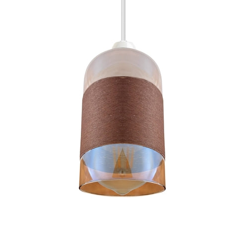 Floral Glass Pendant Light Easy Fit Lamp Shade ~ 5499