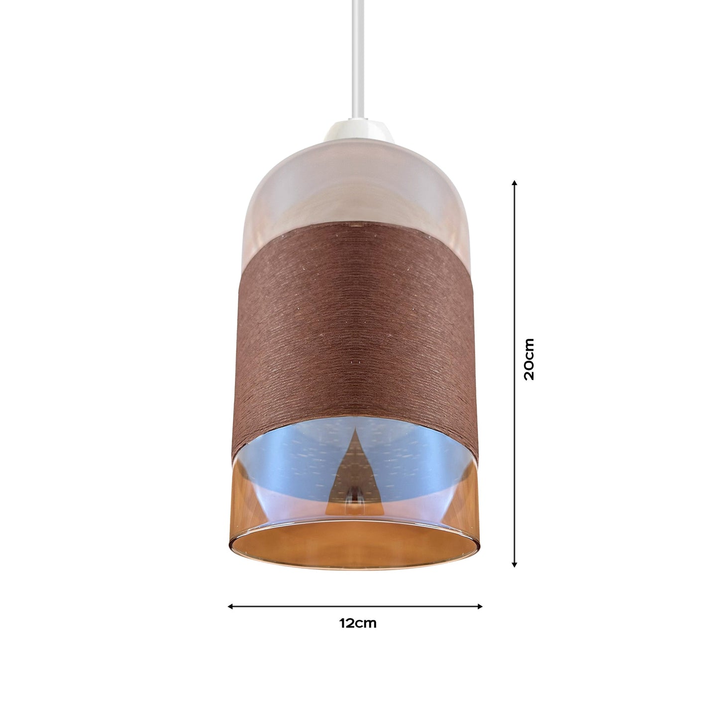 Floral Glass Pendant Light Easy Fit Lamp Shade ~ 5499