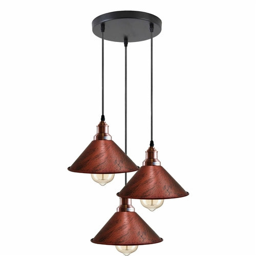 Brass 3 Light Over the Kitchen Island~1302