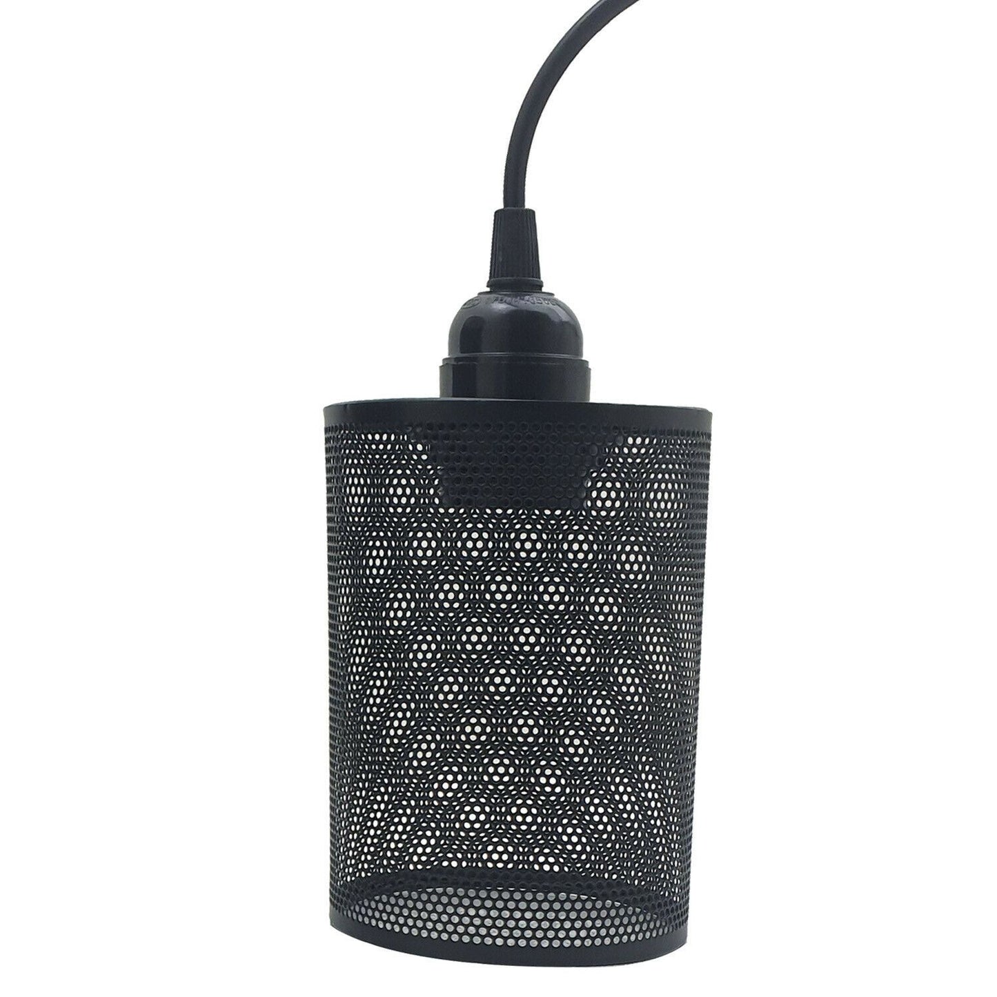 3 Light Barrel shape Large Fitting Net Wire Cage Shade Ceiling