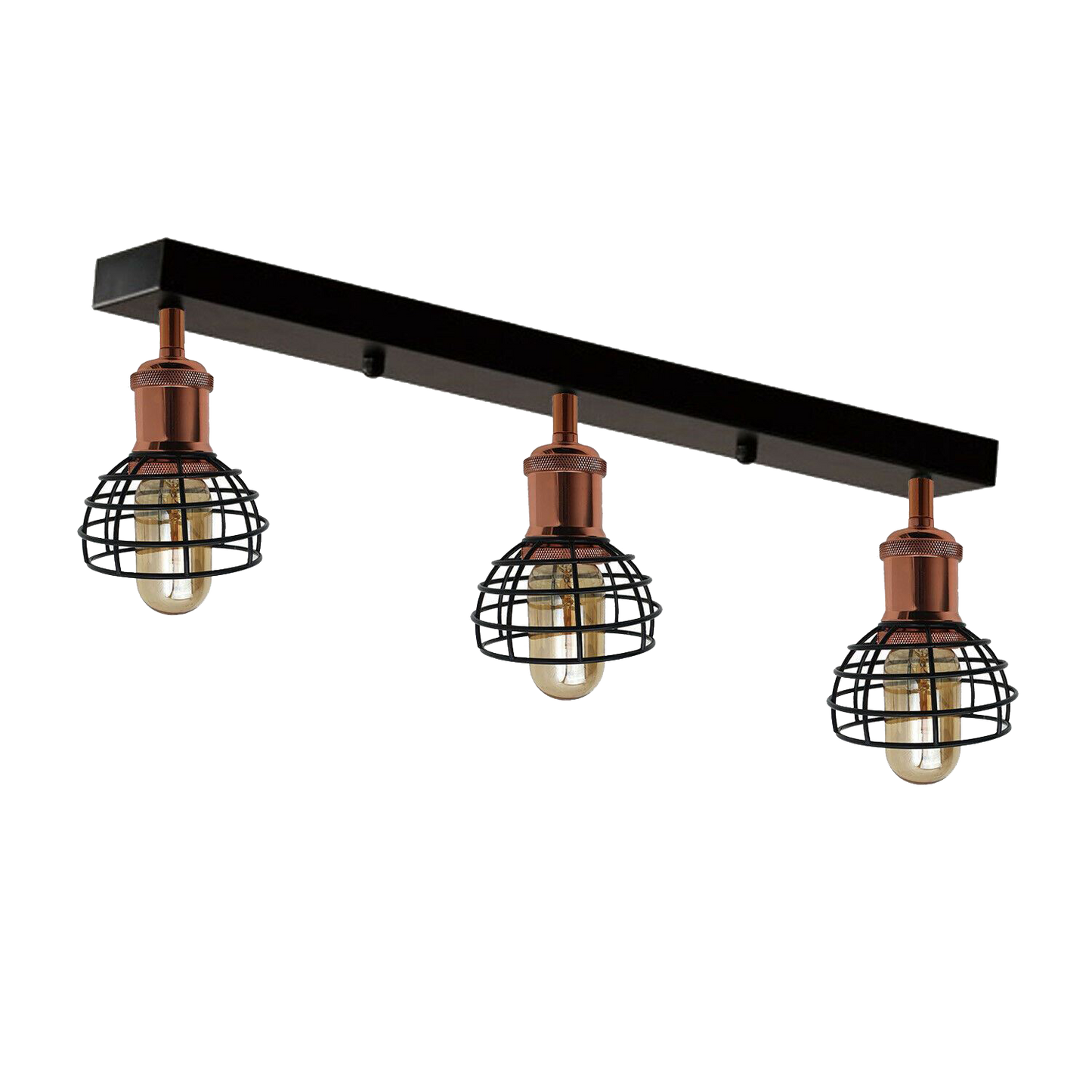 Industrial 3 Way Ceiling Light Fitting Indoor Ceiling Mount Light