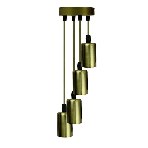 Modern golden Ceiling Light E27 Holder Pendant Lights~1294