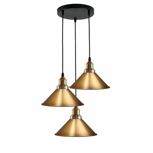 Brass 3 Light Over the Kitchen Island~1302