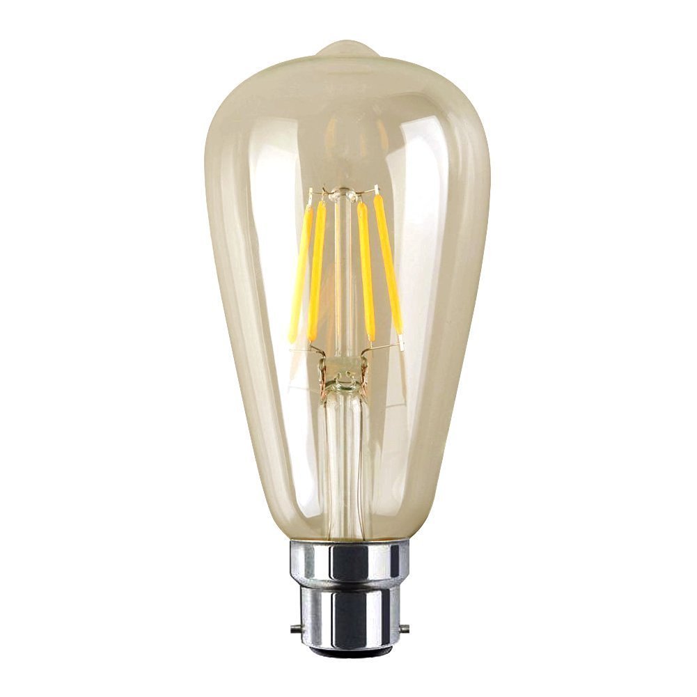 LED Bulbs Bayonet ST64 B22 4W Dimmable Filament Edison Light Bulbs