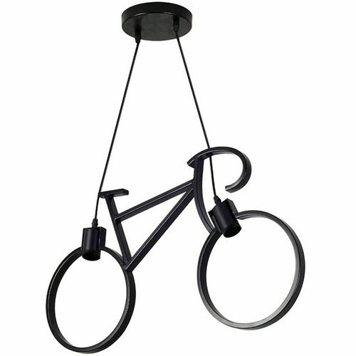 Retro Meta Design Bicycle Ceiling Hanging Pendant Light Shade Modern
