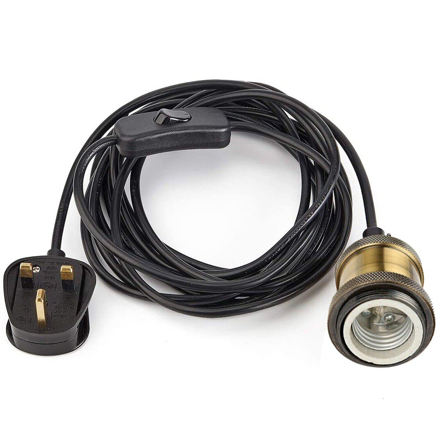 4m Plug in Pendant Lighting Metal ~6217-2