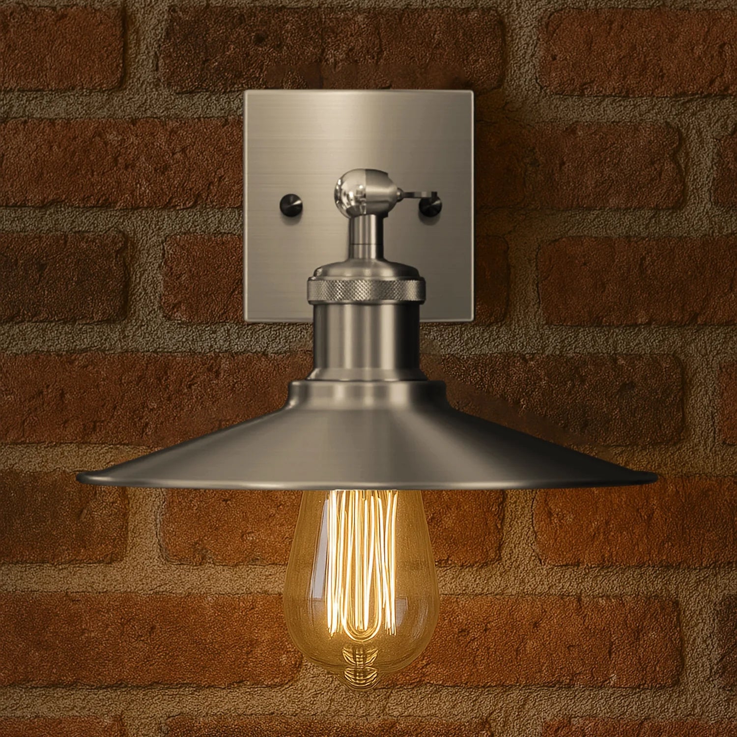 Satin Nickel Wall Light Lamp Sconces Living Room Home Decor ~5953-3