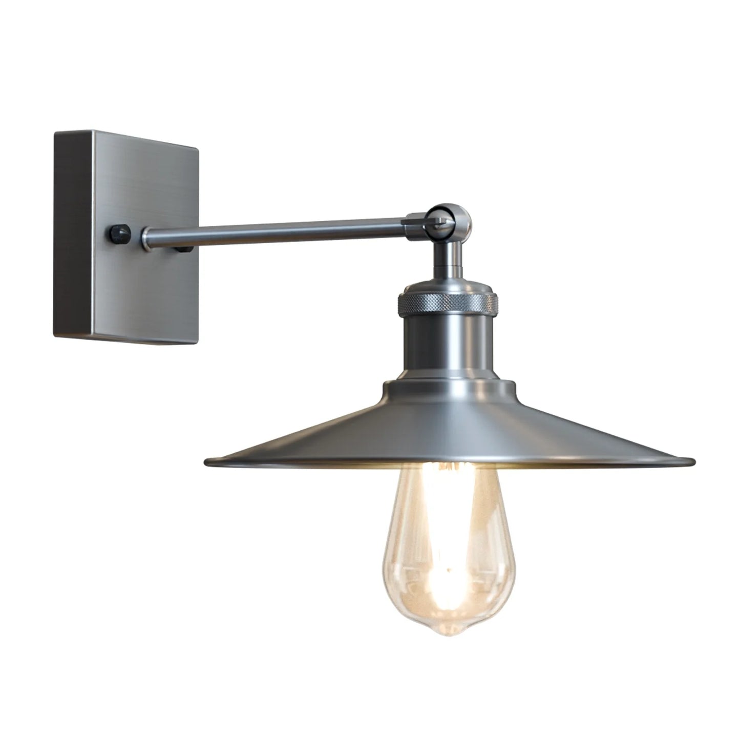 Satin Nickel Wall Light Lamp Sconces Living Room Home Decor ~5953-4