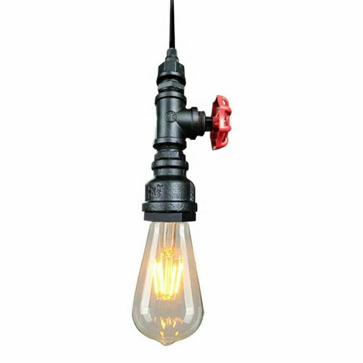 Chandelier Ceiling Light Water Pipe E27 Loft Pendant Light ~2575