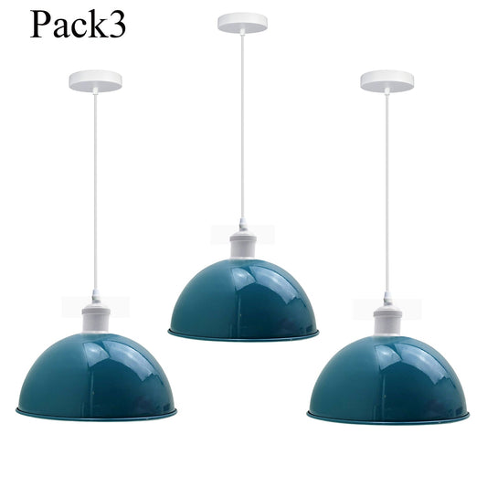 Adjustable Pendant Light 3 PCS -Metal Shade~3577
