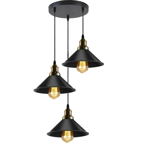 Brass 3 Light Over the Kitchen Island~1302