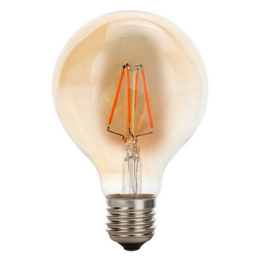 Vintage LED E27 G95 Filament Bulb 4W Globe Dimmable Light Bulb UK