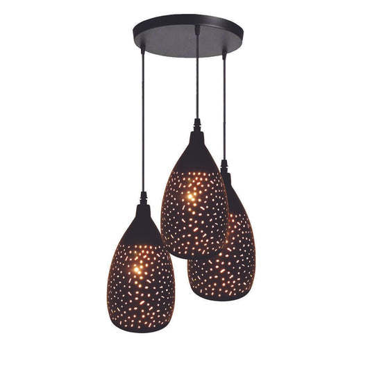 Modern Design Ceiling 3 Pendant Shade Light Set~2352