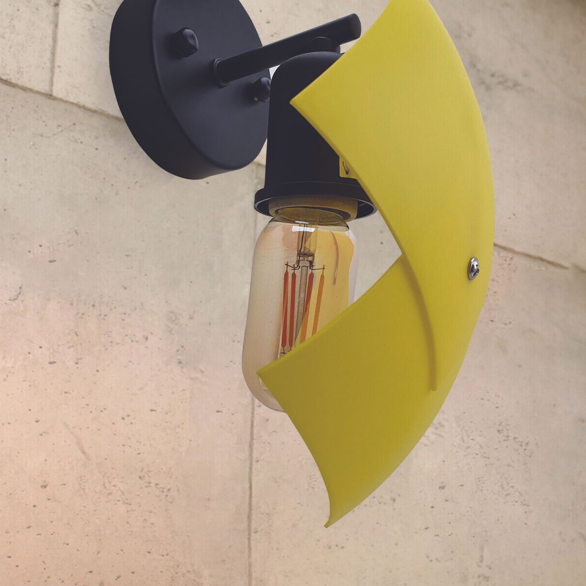Simple Black Wall light Black ~2562