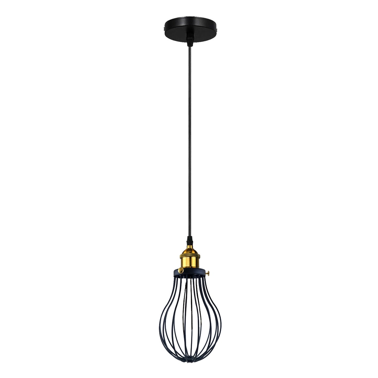 Industrial Black hanging Pendant Ceiling Light Cover Decorative Cage