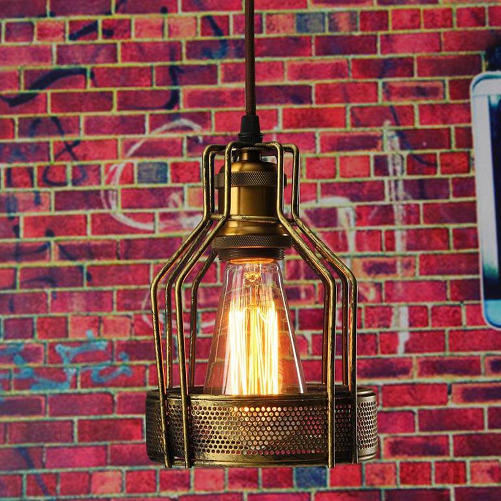 Lampshade Modern Ceiling Pendant Brass Chandelier Light~3176
