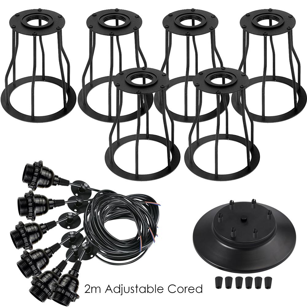 Retro Chandelier Ceiling Spider Light Industrial Pendant Lamp ~2614