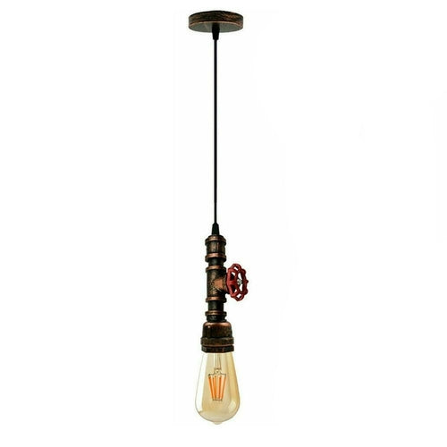 Chandelier Ceiling Light Water Pipe E27 Loft Pendant Light ~2575