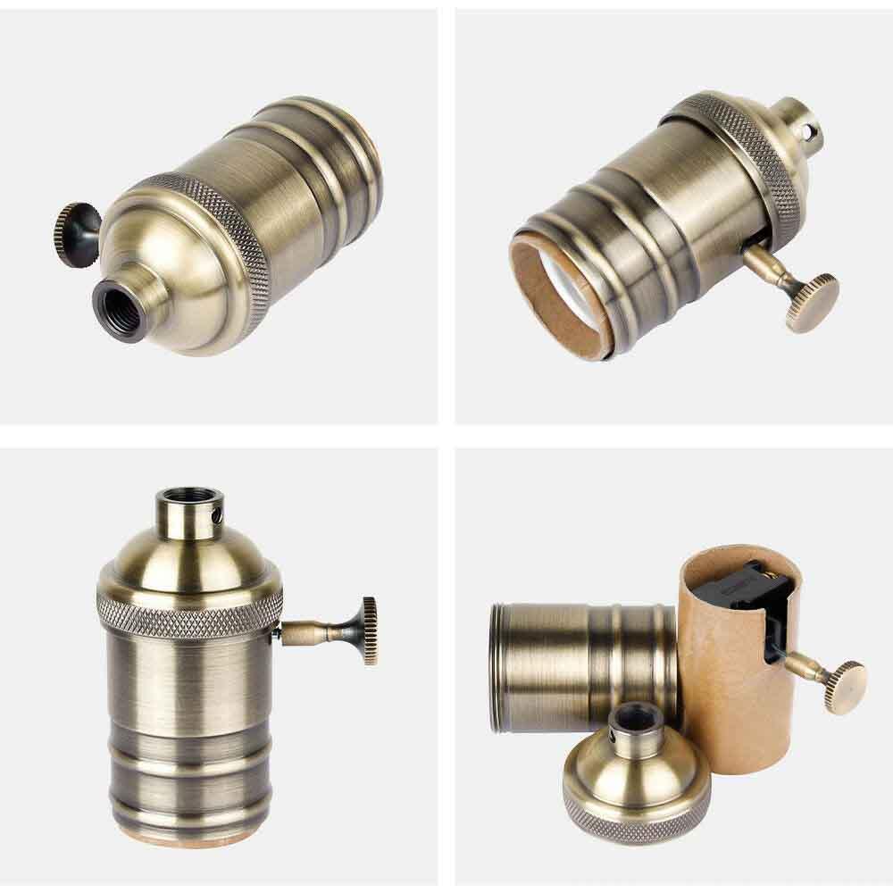 E27/ES Vintage threaded lamp bulb switch holder suitable for Vintage
