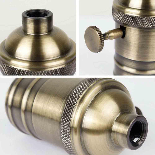 E27/ES Vintage threaded lamp bulb switch holder suitable for Vintage