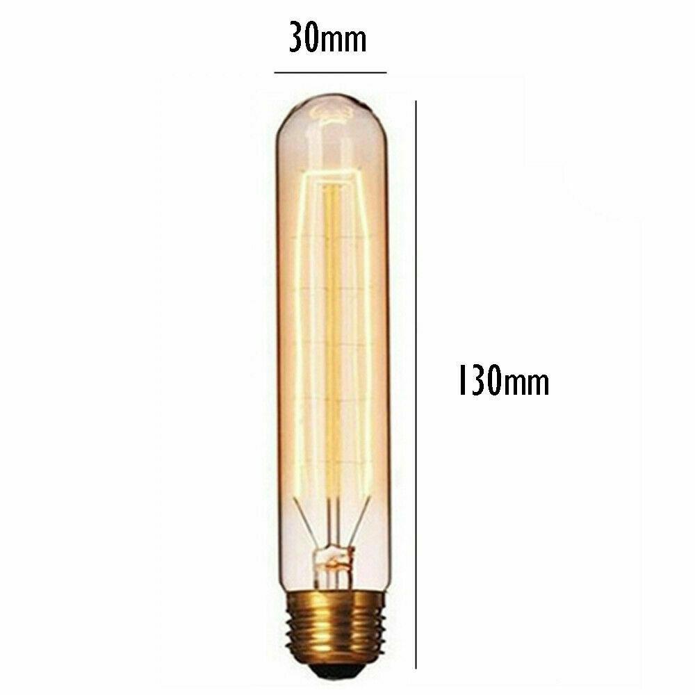 E27 T130 60W Dimmable Vintage Light Filament Bulb~3070