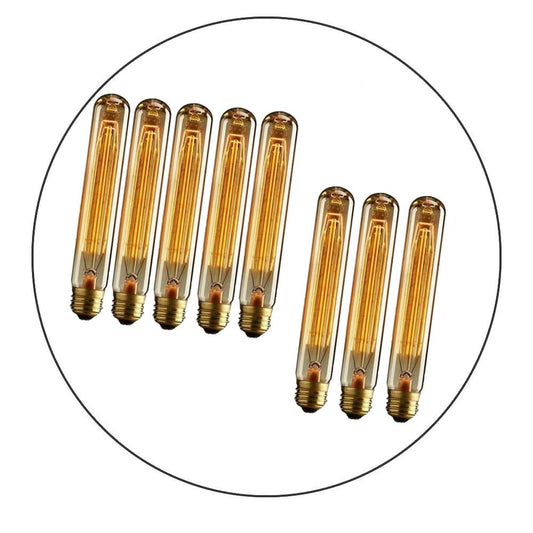 3/5 Pack E27 Vintage Bulb Dimmable Light Bulb E27 60W Tall Edison T185