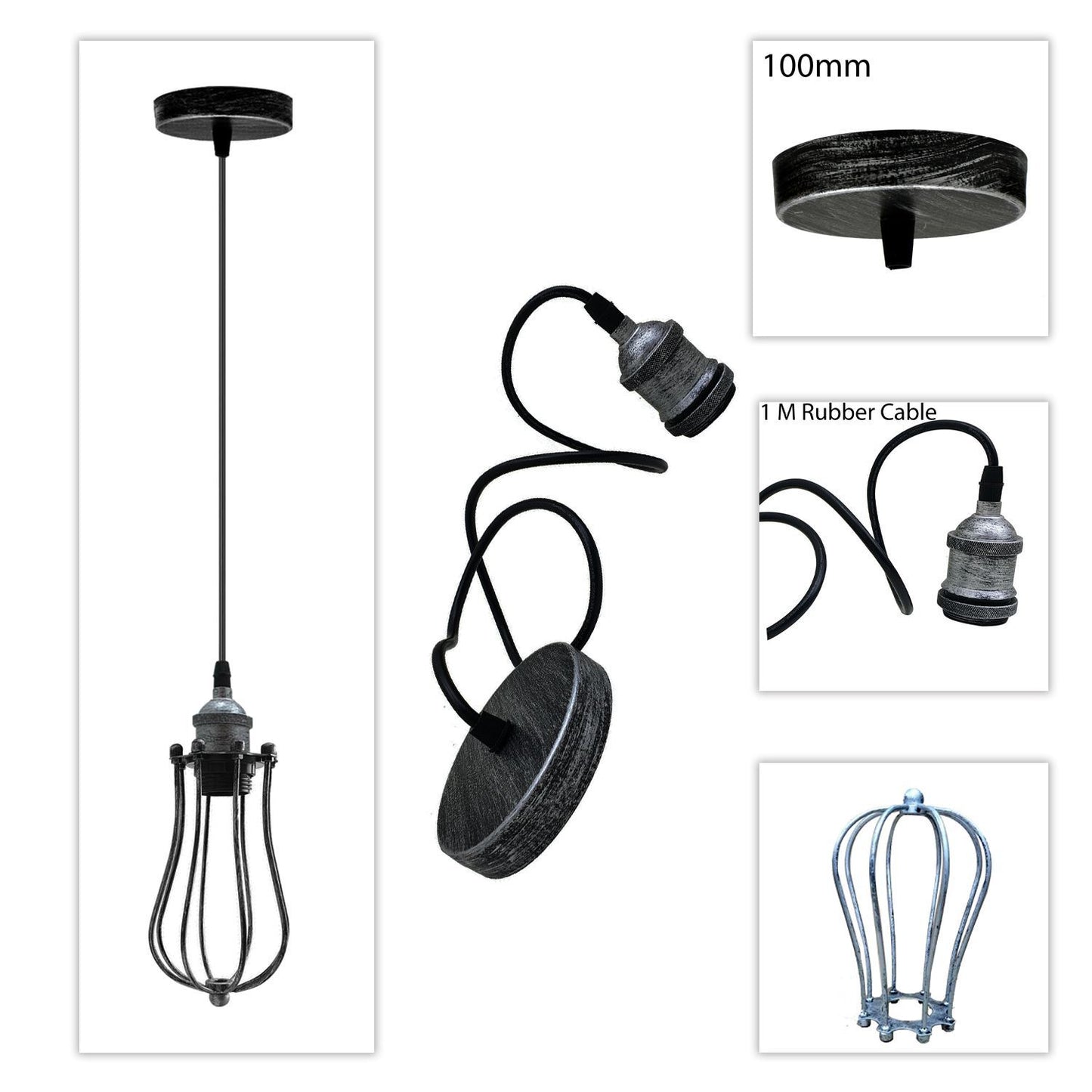 Cage Pendant Lights For Kitchen ~1193
