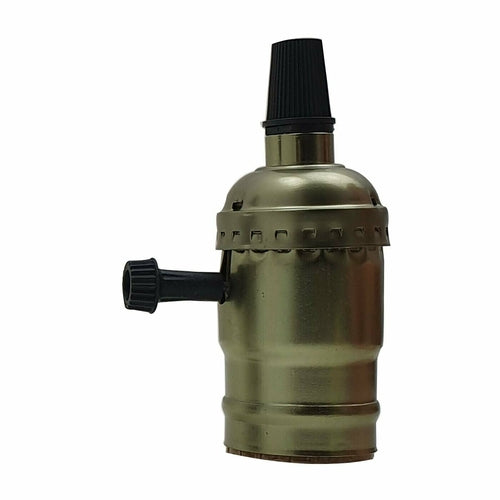 E27 Screw Vintage Switch Bulb Holder Industrial Antique~3422