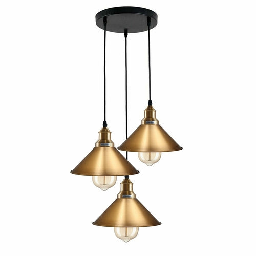 Brass 3 Light Over the Kitchen Island~1302