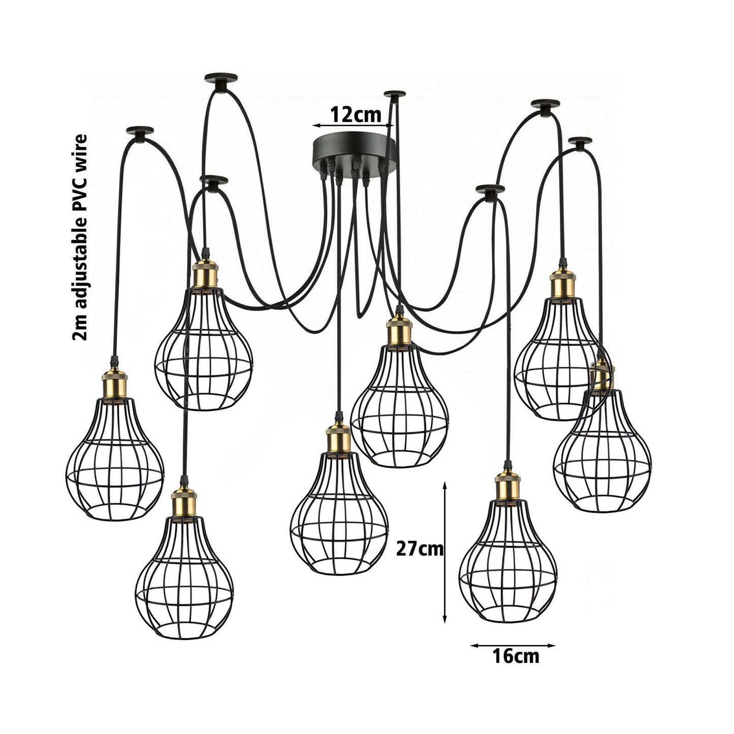 Best Indoor Spider Lights Ceiling Hanging Pendant Lights - 1179