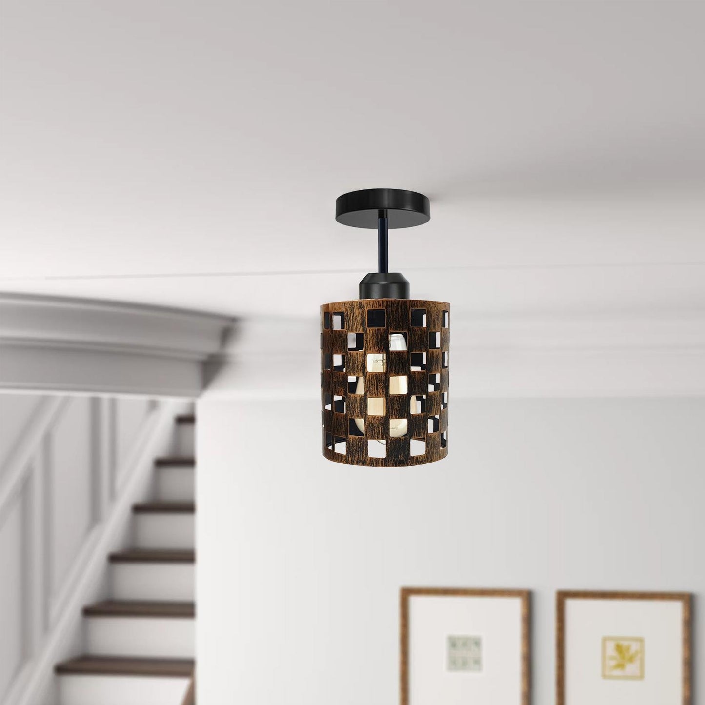 Modern flush ceiling light E27 lamp~1403
