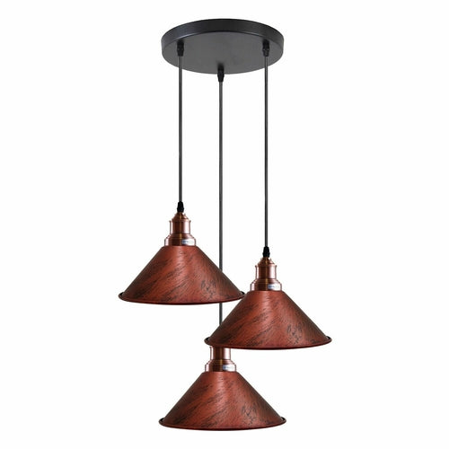 Brass 3 Light Over the Kitchen Island~1302
