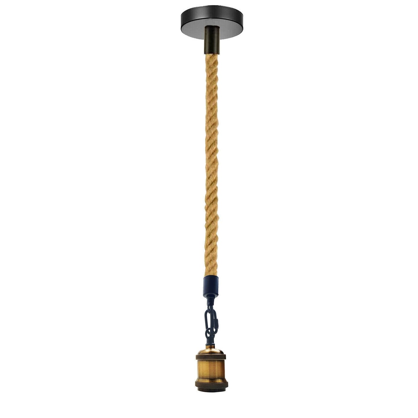 Hemp Rope 1 Head Pendant Ceiling Light Retro Lamp~1522