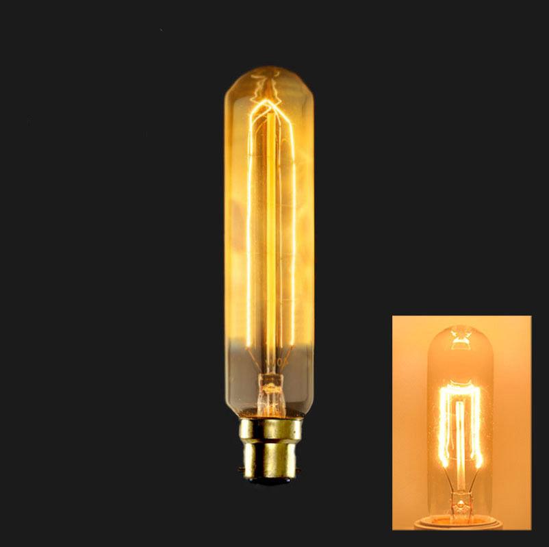 B22 60W T130 Dimmable Filament Vintage Light Bulb~3235